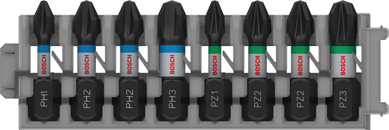 Набор бит для ударной отвертки Bosch PRO 8 шт. 25 мм.