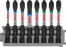 Набор бит для ударной отвертки Bosch PRO, 8 шт., 55 мм, в ассортименте.
