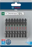 Ударные биты Bosch PRO PZ2 двухсторонние 65 мм 8 шт.