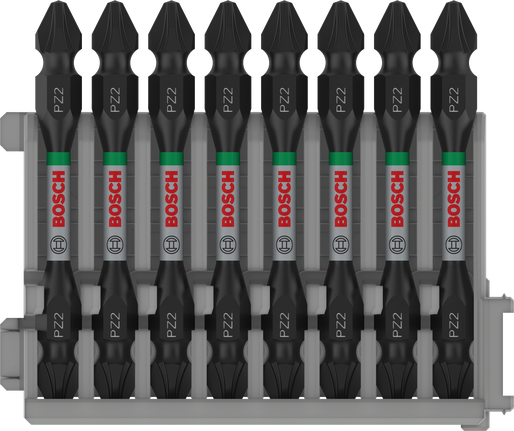 Набор двухсторонних ударных бит Bosch PRO PZ2 65 мм.