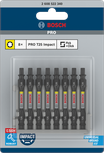 Двусторонние ударные биты Bosch PRO T25 8×65 мм.
