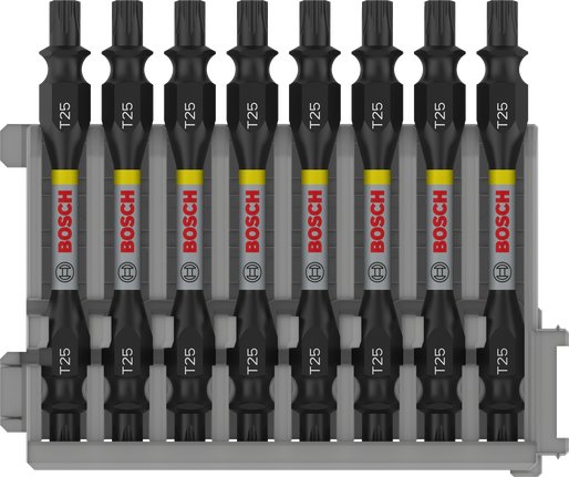 Набор двухсторонних ударных бит Bosch PRO T25, 65 мм.