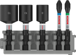Набор Bosch PRO Impact с торцевыми ключами и битами, 50 мм.