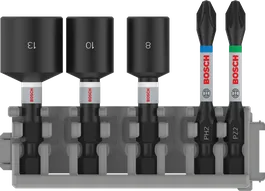 Набор Bosch PRO Impact с торцевыми ключами и битами, 50 мм.