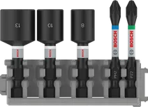 Набор Bosch PRO Impact с торцевыми ключами и битами, 50 мм.