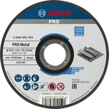 Отрезной диск Bosch PRO Metal Bonded диаметром 115 мм для металлообработки.