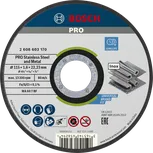 Диск для резки нержавеющей стали и металла Bosch PRO, 115 мм.
