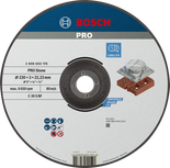 Диск для резки камня Bosch PRO, 230 x 3 x 22,23 мм.