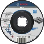 Шлифовальный диск Bosch PRO с металлическим креплением, 125x6 мм, X-Lock.