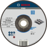 Шлифовальный диск Bosch PRO с металлическим связующим, 180x6x22,23 мм.