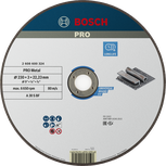Отрезной диск Bosch PRO с металлическим покрытием, 230 x 3 x 22,23 мм.