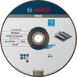 Шлифовальный диск Bosch PRO с металлическим связующим, 230x8x22,23 мм.