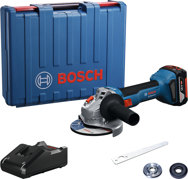Комплект аккумуляторной угловой шлифовальной машины Bosch GWS 18V-8.