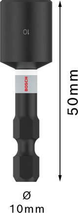 Ударный гайковерт Bosch PRO с шестигранным хвостовиком 10x50 мм.