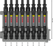 Набор двухсторонних ударных бит Bosch PRO T20, 65 мм.