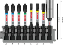 Набор Bosch PRO Impact Set из 8 предметов с держателем бит.