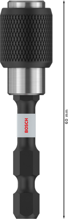 Ударный битодержатель Bosch PRO с быстросменной головкой, 60 мм.