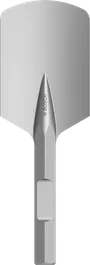 Лопаточное зубило Bosch PRO HEX 28-4C с режущей кромкой 135 мм.