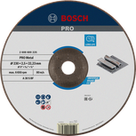 Отрезной диск Bosch PRO с металлическим креплением, 230 x 2,5 x 22,23 мм.