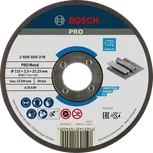Отрезной диск Bosch PRO с металлическим креплением, 115 x 2,5 мм.