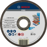 Диск для резки различных материалов Bosch PRO 125 мм, универсальный.