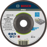Шлифовальный диск Bosch PRO из нержавеющей стали 150 мм для нержавеющей стали.