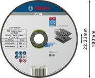 Диск для резки нержавеющей стали и металла Bosch PRO, 180 мм.