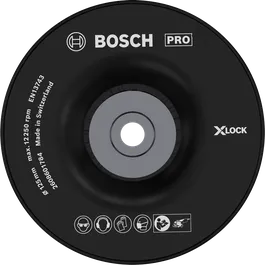Опорная подушка Bosch PRO Hard 125 мм для шлифовальных машин X-LOCK.