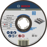 Отрезной диск Bosch PRO с металлическим креплением X-Lock 125 мм.