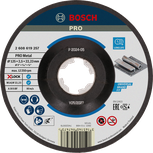 Отрезной диск Bosch PRO с металлическим креплением, 125 мм, X-Lock.