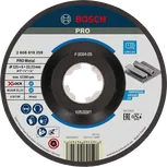 Шлифовальный диск Bosch PRO с металлическим креплением, 125 мм, X-Lock.