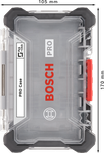 Bosch PRO Empty Case Medium, прозрачный контейнер для хранения.