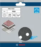 Набор шлифовальных дисков Bosch PRO F355 125 мм, зернистость 80.