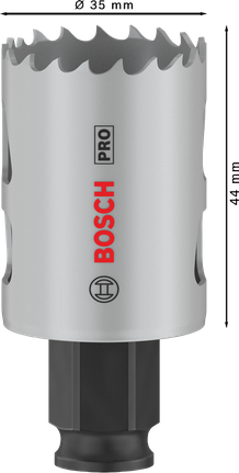 Коронка Bosch PRO Multi Material PC Plus 35 мм.