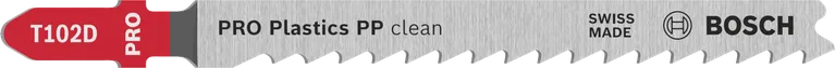 Пильный диск Bosch PRO Plastics PP clean T102D для лобзика.