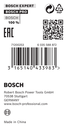 Переходное кольцо Bosch 30 x 1,8 x 25,4 мм.