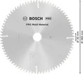 Пильный диск Bosch PRO Multi Material 260 мм.