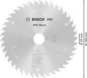 Пильный диск Bosch PRO Wood для аккумуляторной циркулярной пилы, 140 мм, тип T42.