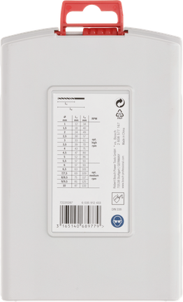 Набор сверл Bosch PRO Metal HSS-G, 19 шт.