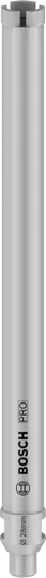 Сверло Bosch PRO для мокрого сверления, 28x300 мм, диаметр 1/2 дюйма.