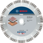 Алмазный диск Bosch PRO Stone 230 мм для резки камня.