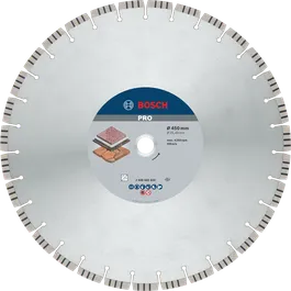 Алмазный диск Bosch PRO Stone 450 мм для резки камня.
