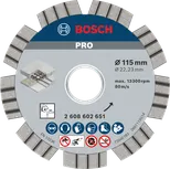Алмазный диск Bosch PRO Concrete 115 мм для резки бетона.