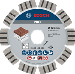 Абразивный алмазный диск Bosch PRO 125 мм для резки кирпича.