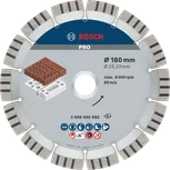 Абразивный алмазный диск Bosch PRO 180 мм для резки кирпича.