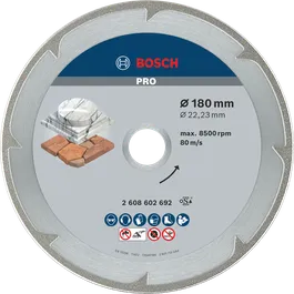 Алмазный диск Bosch PRO Marble для резки камня.