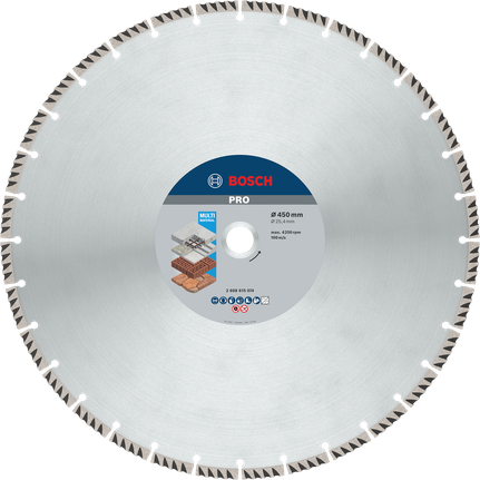 Алмазный диск Bosch PRO Multi Material 450 мм.