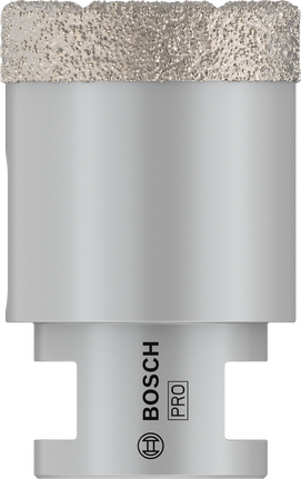 Сухой корончатый сверло Bosch PRO Ceramic диаметром 38 мм для сверления плитки.