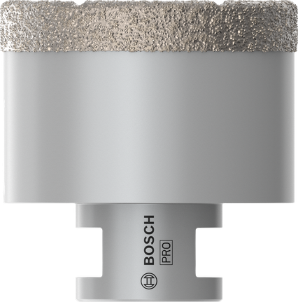 Сухой корончатый сверло Bosch PRO Ceramic диаметром 60 мм для сверления отверстий под плитку.