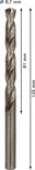 Сверло Bosch PRO Metal HSS-G 8,7 мм.